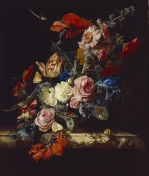 Un vase de fleurs, 1663